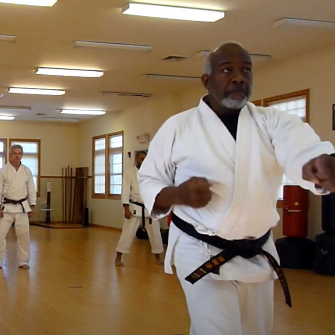 Video from Today's Black Belt Group Training - North American Karate